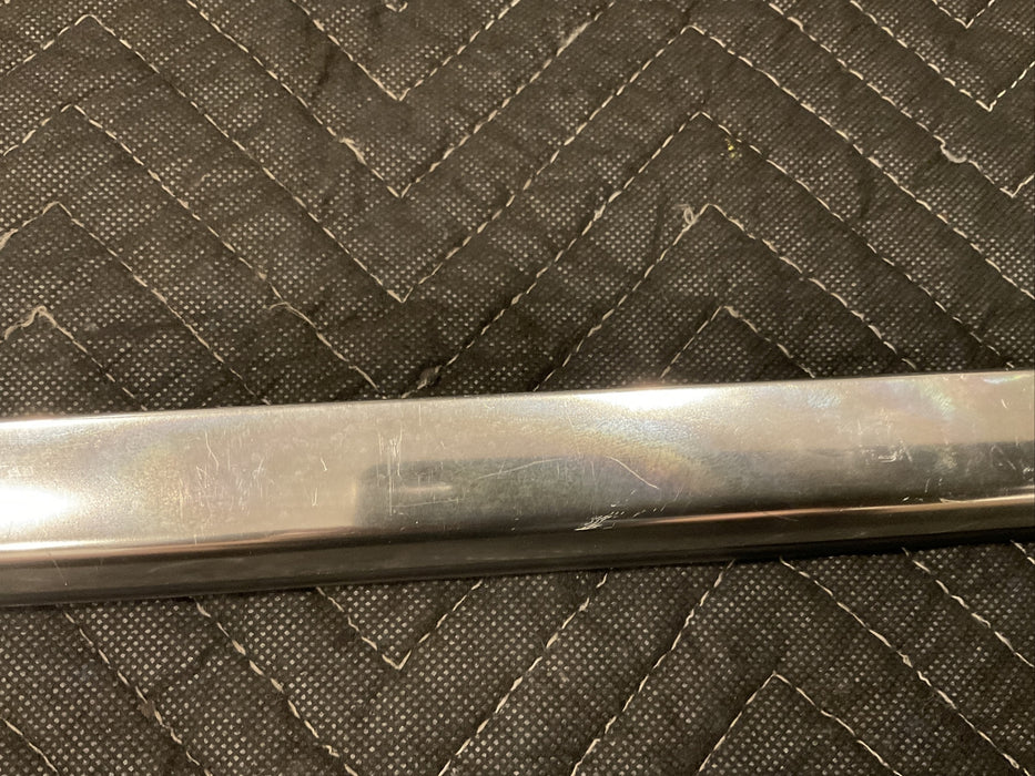 2014 MERCEDES S550 REAR LH DRIVER DOOR WINDOW BELT MOLDING OEM~MINOR SCRATCHES~