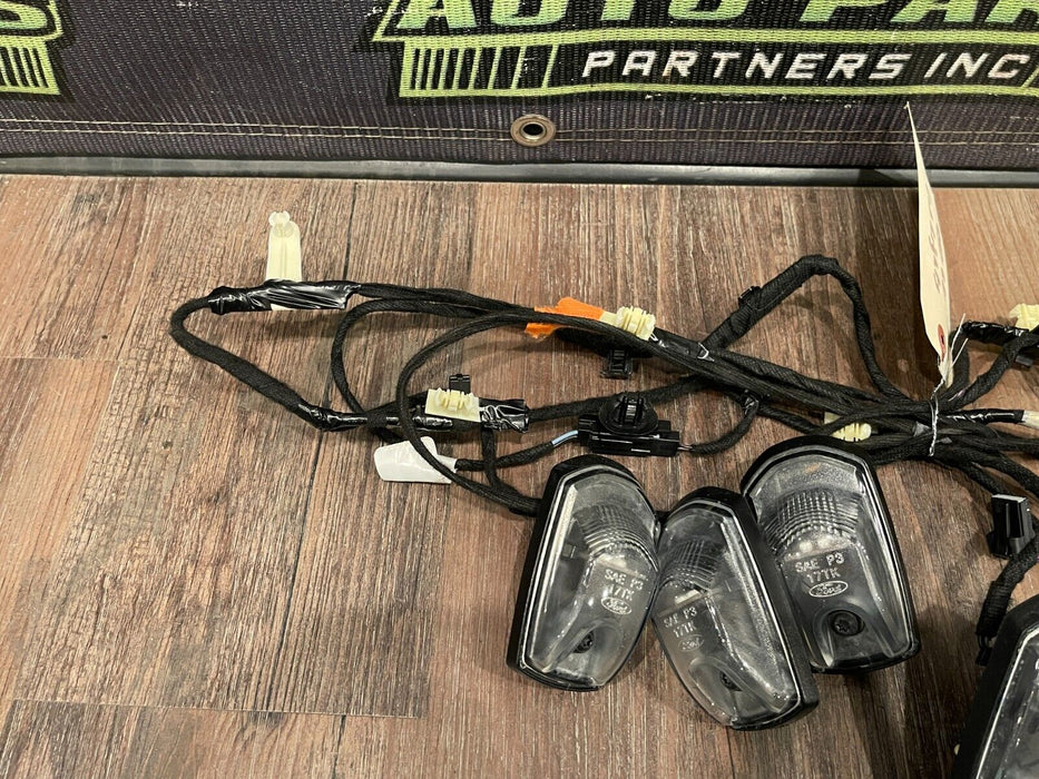 2022 FORD F350 F450 CAB ROOF LIGHTS W/ WIRING HARNESS (5) OEM LC3T-14335-AAE