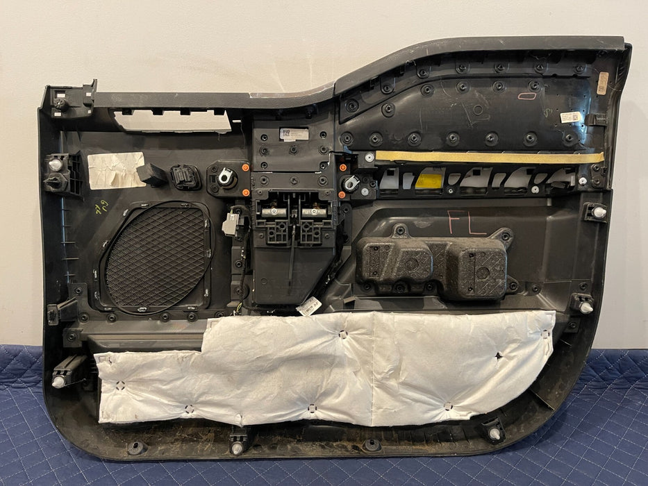 2017-2019 FORD F250 F350 BLACK FRONT DRIVER LEFT DOOR PANEL OEM SCRATCHES