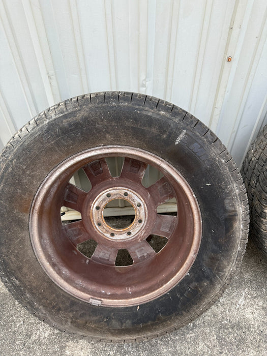 2017-2022 FORD F250 PLATINUM OEM WHEELS RIMS MICHELIN TIRES 20X8 LT275/65/R20 (4