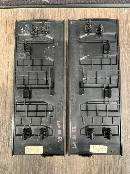 2017-2019 FORD F250 F350 F450 PLATINUM FRONT & REAR KICK SILL PLATE SET OEM READ