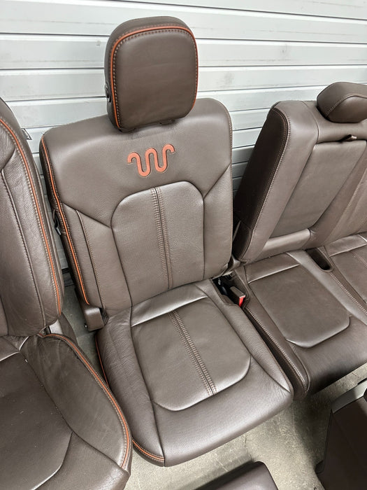 2017-2019 FORD F250 F350 F450 KING RANCH FRONT REAR SEATS ONLY!