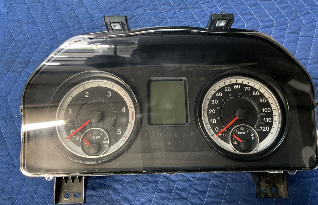 2017 DODGE RAM 3500 SPEEDOMETER INSTRUMENT GAUGE CLUSTER 68302607AC 167K MILES