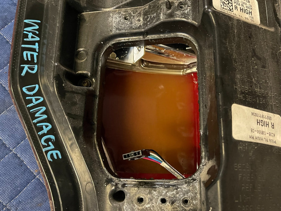 2017-2019 FORD F250 F350 F450 PASSENGER RIGHT TAIL LIGHT OEM *WATER DAMAGE*