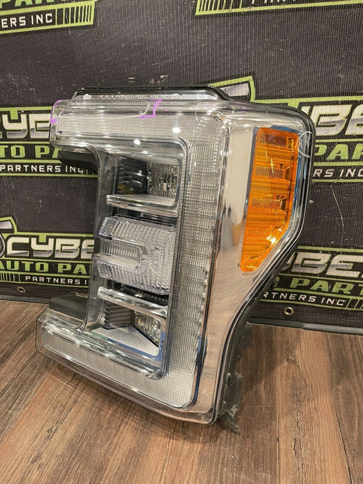 2017-2019 FORD F250 F350 F450 DRIVER LEFT LED HEADLIGHT OEM *DAMAGED/READ DESCR*