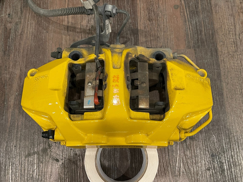 2014 PORSCHE 911 TURBO S 991 FACTORY PCCB CARBON CERAMIC BRAKE CALIPERS SET OEM