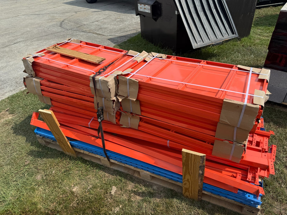 40FT 6 SECTION HEAVY DUTY STORAGE SHELVES