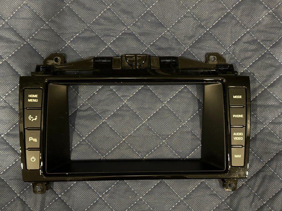 2015 JAGUAR F TYPE RADIO DISPLAY SCREEN SURROUND BEZEL TRIM EX53 19F211 CE