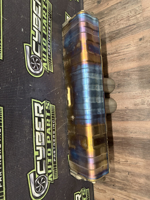 2017 2018 2019 PORSCHE 911 GT3 CENTER EXHAUST MUFFLER W/ TIPS OEM 991 111 027 90