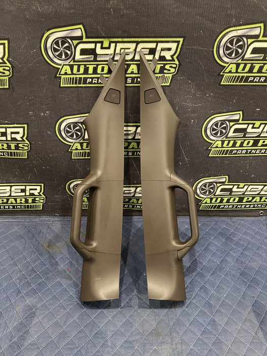 2017-2019 FORD F250 F350 KING RANCH BROWN FRONT LEFT RIGHT A PILLARS OEM