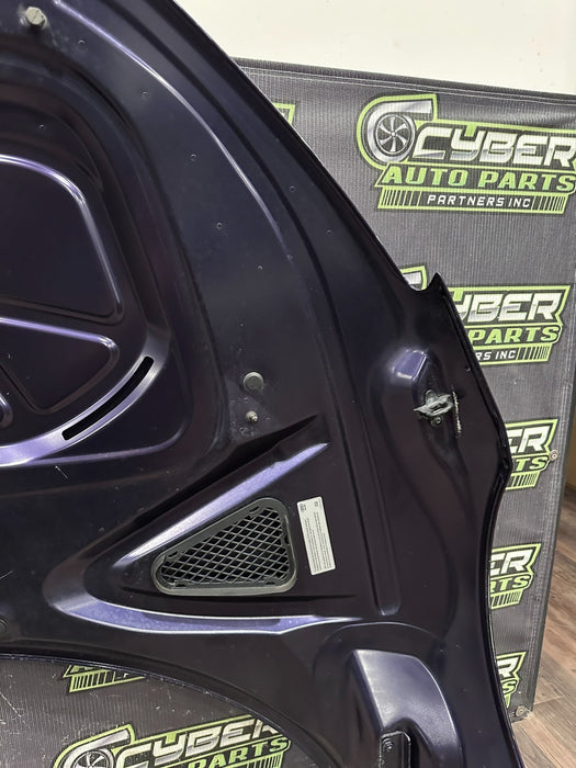 2014 AUDI R8 FRONT HOOD BONNET ASSEMBLY OEM GENUINE PURPLE