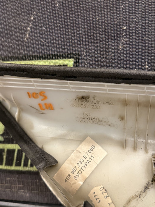 2021 AUDI R8 FRONT LEFT ALCANTARA A PILLAR TRIM OEM 4S8 867 233 *WEAR 4*