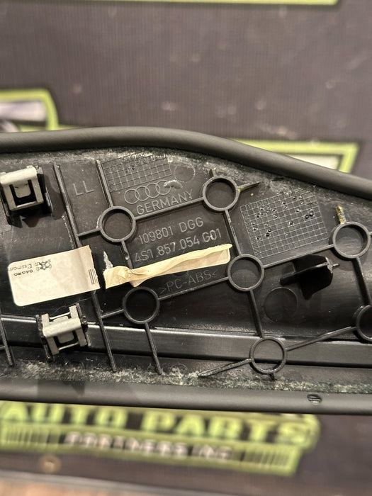 2021 AUDI R8 PASSENGER RIGHT LEATHER DASH TRIM PANEL OEM 4S1 857 054