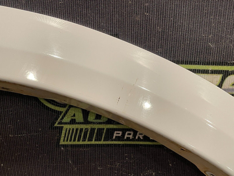 2017-2019 FORD F250 F350 PASSENGER RIGHT WHITE FENDER FLARE OEM *PAINT CHIP*