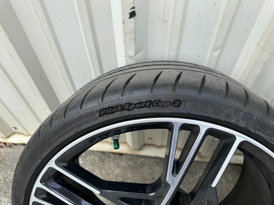 2021 AUDI R8 PERFORMANCE AWD FRONT WHEELS RIMS TIRES OEM GENEUINE 20X8.5