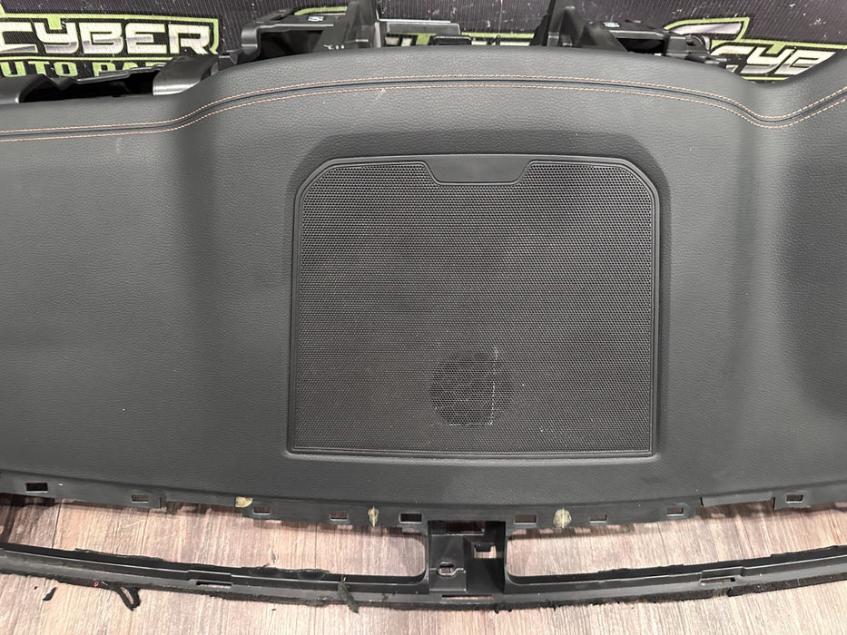 2017 NISSAN TITAN XD RESERVE BLACK LEATHER DASH DASHBOARD W BAG OEM
