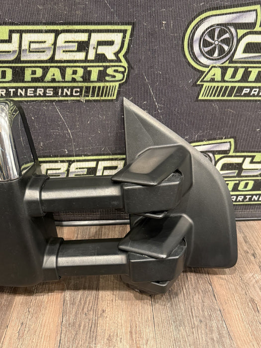 2017-22 FORD F250 F350 F450 PASSENGER RIGHT TOW MIRROR W CAMERA & BLIND SPOT OEM