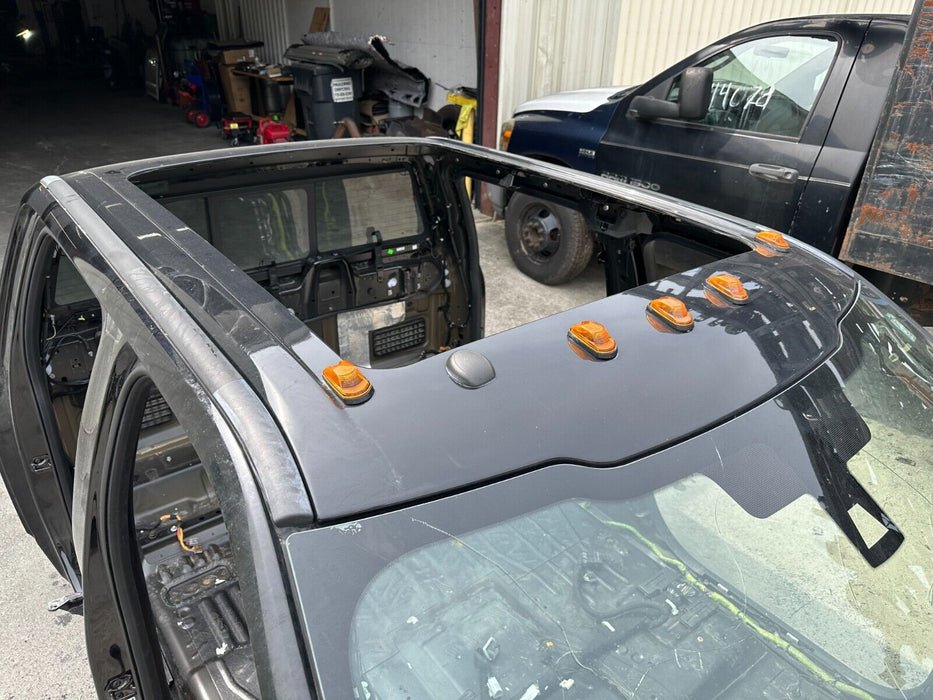 2017 2018 2019 FORD F250 F350 F450 BLACK CREW CAB SHELL MOONROOF W/ BACK GLASS
