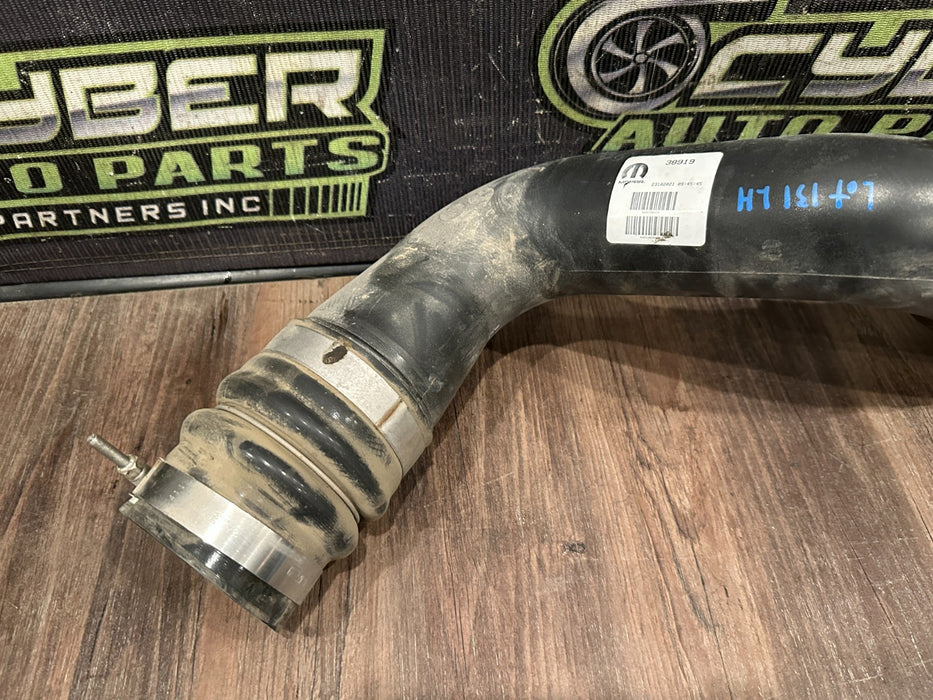 2022 DODGE RAM 2500 3500 LEFT CHARGE AIR COOLER DUCT OEM 68417829AC