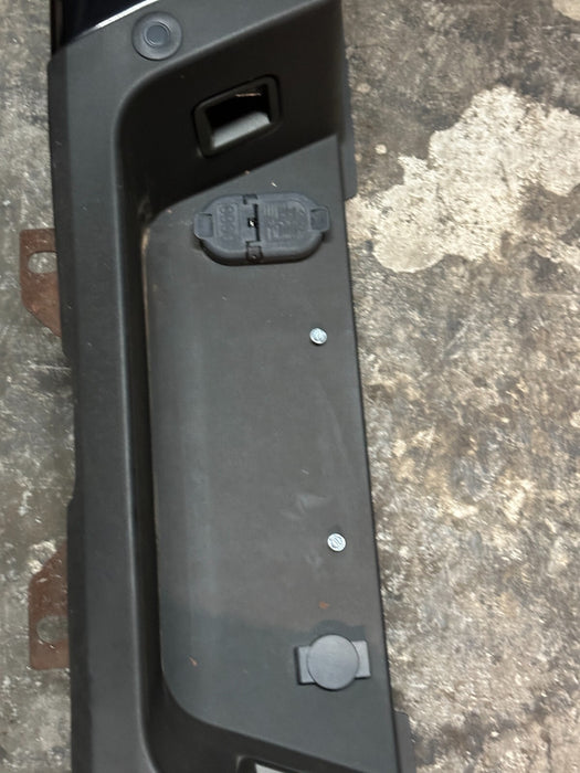 2017 FORD F250 AGATE BLACK REAR BUMPER W/ SENSOR HARNESS OEM ~COSMETIC FLAW~