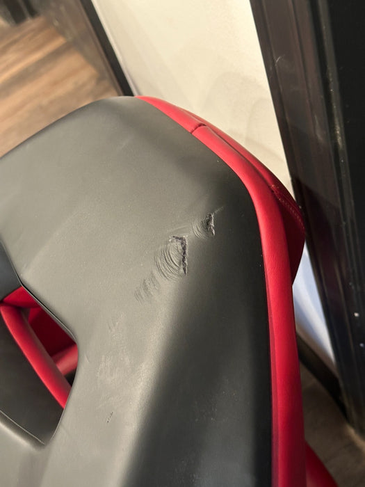 2015 LAMBORGHINI HURACAN LP610-4 RED LEATHER FRONT SEATS OEM GENUINE OEM *WEAR*