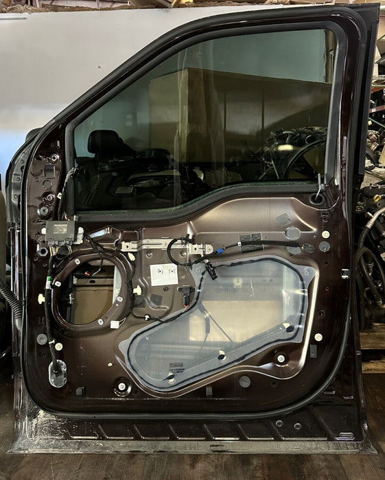 2017-19 FORD F250 F350 FRONT PASSENGER RIGHT DOOR OEM MAGMA RED (E2) *READ DESC