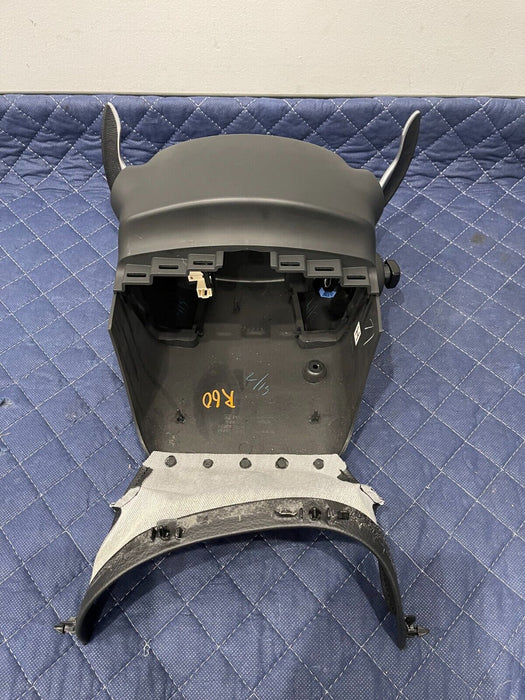 2017 INFINITI Q50 RED SPORT STEERING COLUMN TRIM W/ PADDLE SHIFTER OEM