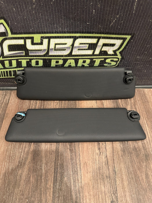 2017 AUDI R8 LEFT RIGHT SUN VISOR PAIR OEM