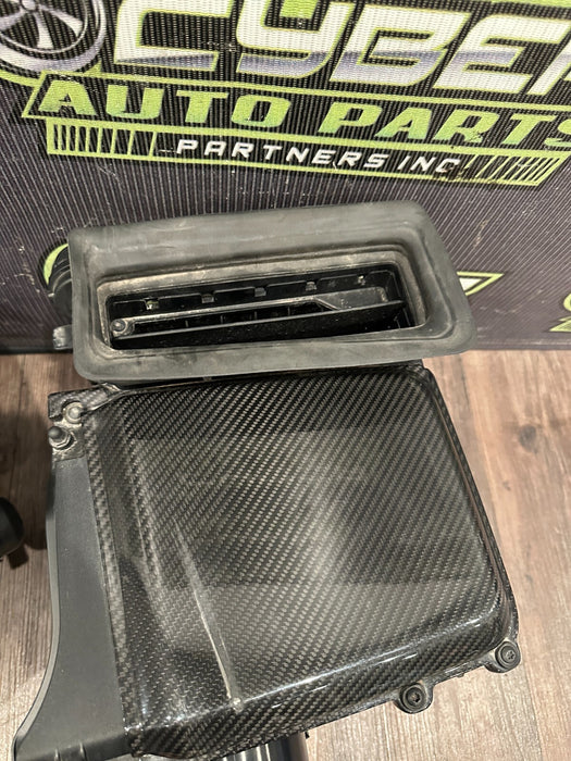 2017 AUDI R8 V10 OEM GENUINE AIR INTAKE BOXES LH RH WITH CARBON FIBER LIDS OEM