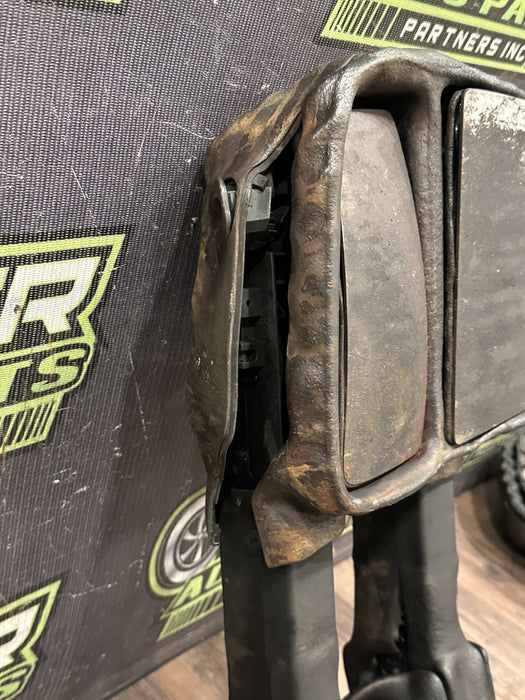 2017-2022 FORD F250 F350 F450 XLT DRIVER LEFT TOW MIRROR OEM ~FIRE DAMAGE~