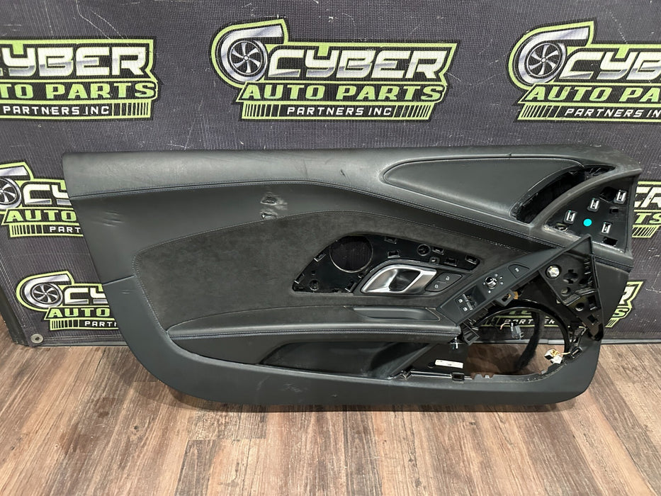 2021 AUDI R8 PLUS LEFT DRIVER ALCANTARA DOOR PANEL OEM 4S1 867 106 Q ~SCUFFS~
