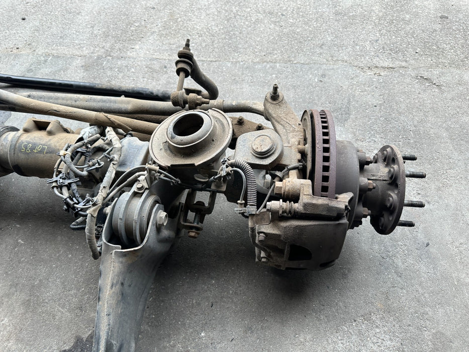 2017 RAM 3500 DUALLY DRW FRONT AXLE 4X4 3.73 COMPLETE ASSEMBLY OEM 134K MILES