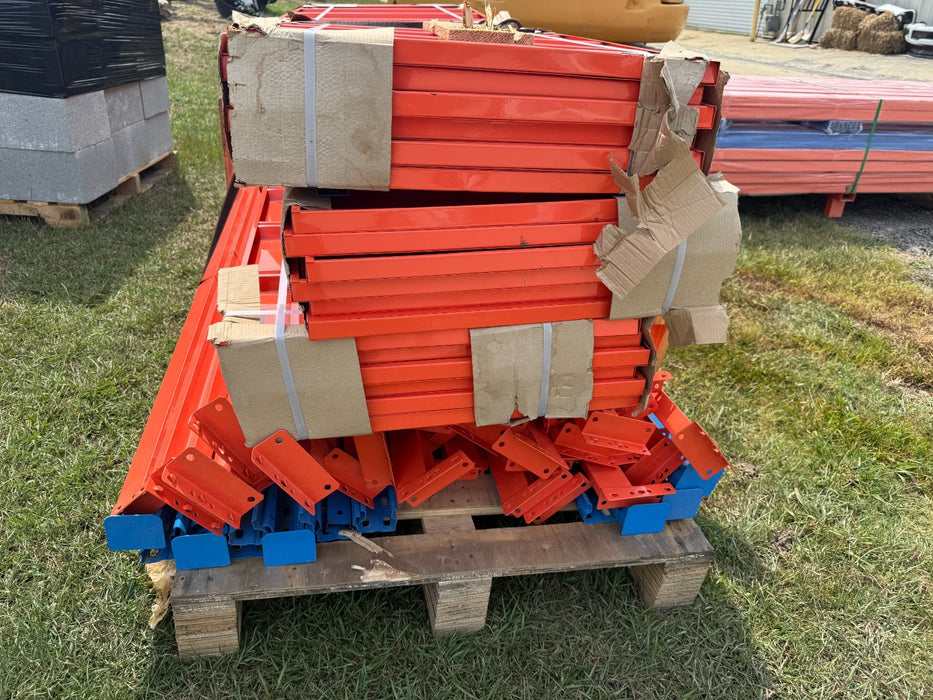 40FT 6 SECTION HEAVY DUTY STORAGE SHELVES