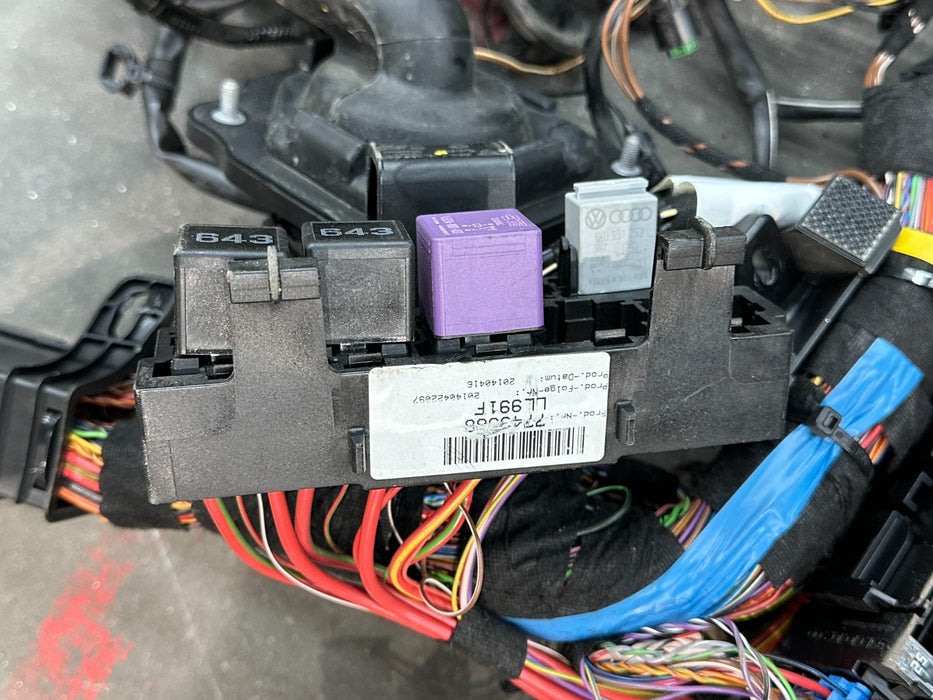 2014 PORSCHE 911 TURBO S INTERIOR BODY WIRING HARNESS OEM