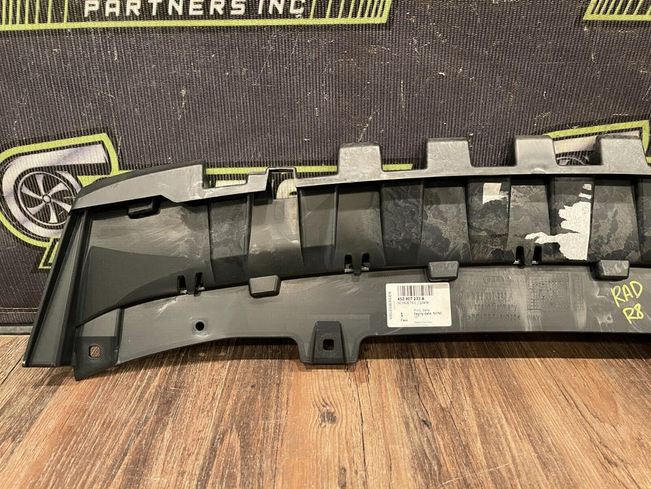 2017 AUDI R8 FRONT BUMPER LOWER SHIELD PLATE PANEL OEM 4S0 807 233 A