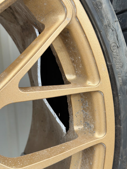 2014 PORSCHE 911 991.1 TURBO S OEM WHEELS FRONT REAR 11.5X20 9X20 99136216234