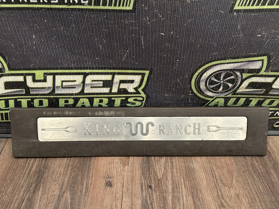 2017-2019 FORD F250 F350 F450 KING RANCH KICK PLATE SET OEM *WEAR 3,5,6,8,10*