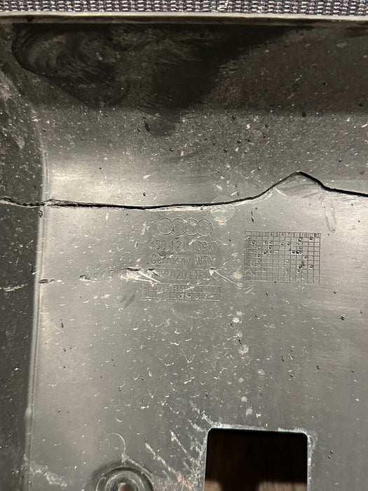 2021 AUDI R8 REAR AIR DUCT GUIDE PANEL TRIM OEM *CRACK 2 & 5/READ* 4S0 121 139 C