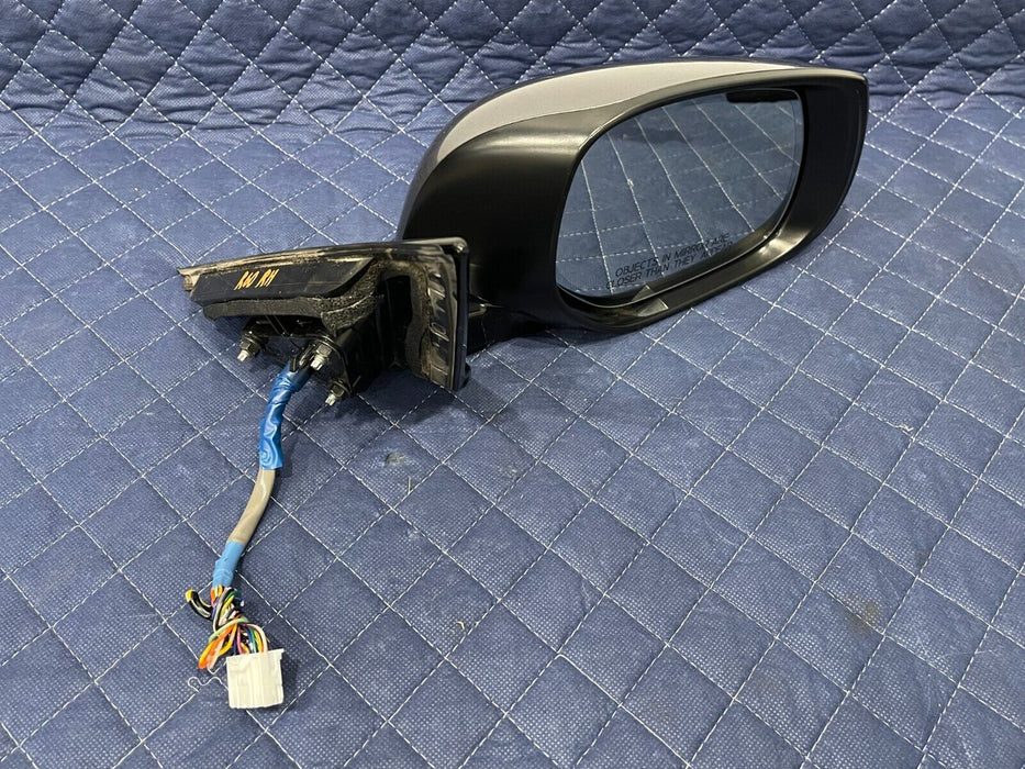 2017 INFINITI Q50 RED SPORT DRIVER LEFT DOOR MIRROR W/ CAMERA (PAINT CODE KAD)