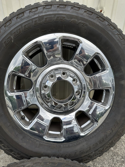 2024 FORD F250 KING RANCH OEM WHEELS RIMS TIRES 20X8 LT275/65/R20 PC3C 1007 BA