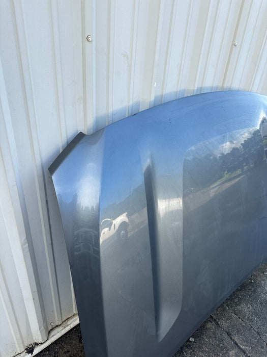 2016 Nissan Titan XD DIESEL GAS HOOD SHELL PANEL GUN METALLIC (KAD) OEM COMPLETE