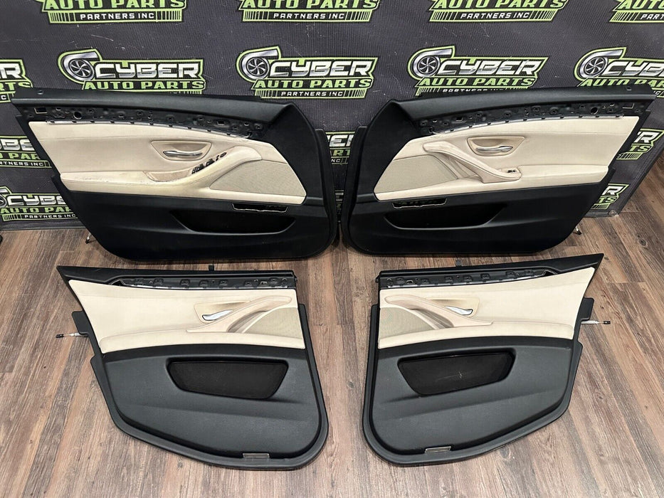 2011 BMW 550i F10 5 SERIES FRONT REAR LEFT RIGHT DOOR PANELS OEM *READ*