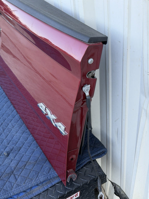 2015 RAM 2500 TAILGATE ASSEMBLY DEEP CHERRY RED CRYSTAL PEARL OEM 2014-2018