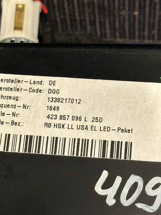 2014 AUDI R8 GLOVE BOX DASH COMPARTMENT 423 857 096 OEM 423 857 104