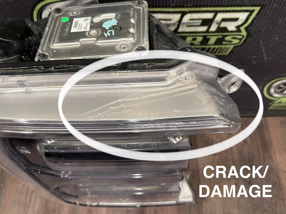 2023-24 FORD F250 F350 F450 DRIVER LEFT LED HEADLIGHT OEM *DAMAGES/READ*