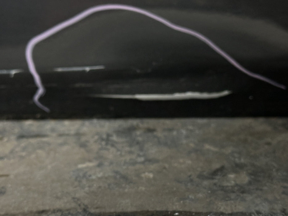 2011 BMW 550i F10 5 SERIES FRONT LEFT DOOR GRAPHITE METALLIC (A90)~MINOR DENT~