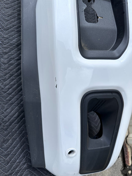 2023 2024 2025 FORD F250 F350 FRONT BUMPER ASSEMBLY STAR WHITE OEM PAINT SCUFFS