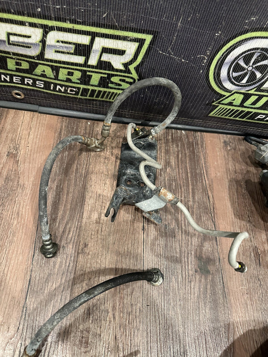 2010 NISSAN 370Z SPORT FRONT REAR LEFT RIGHT BRAKE CALIPERS W/ BRAKE LINES OEM