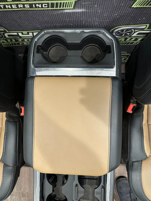 2023 2024 FORD F250 F350 F450 LARIAT FRONT SEATS CENTER CONSOLE ~MINOR BURN WEAR