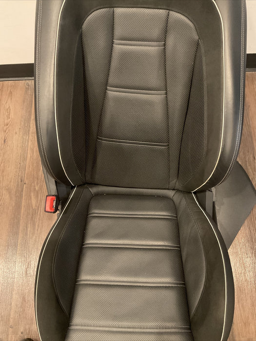 2017-2022 MERCEDES-BENZ E63S AMG W213 FRONT DRIVER SEAT HEATED BLACK OEM~DAMAGE~